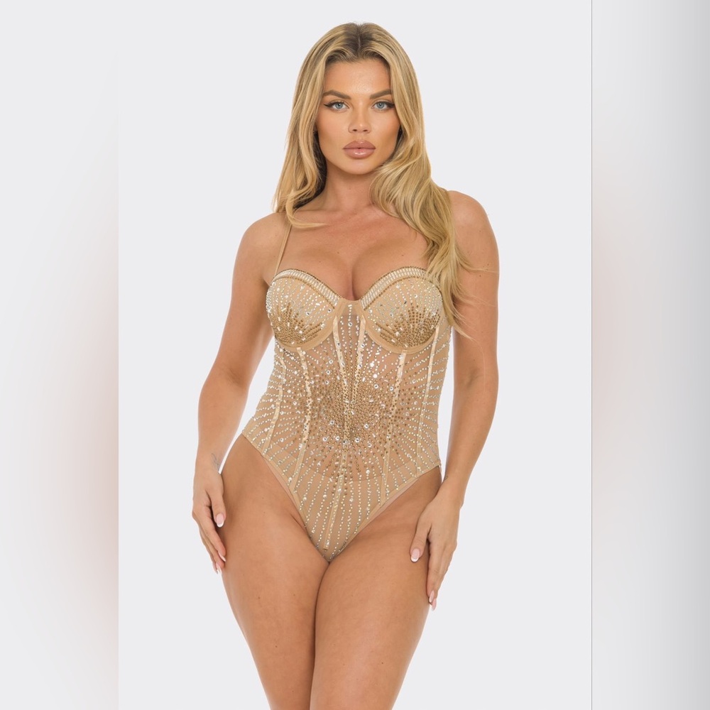 Banjul Shimmering Gold Bodysuit